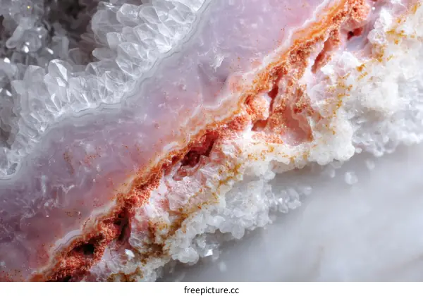 Close-up view of a vibrant Agate Gemstone