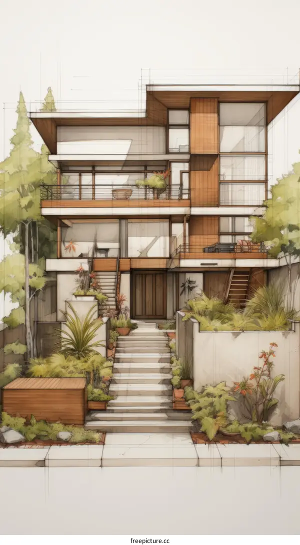 Modern House Exterior Design: Minimalist Architecture