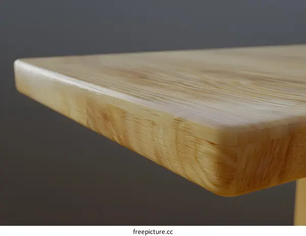 Close Up of Natural Wood Table Surface