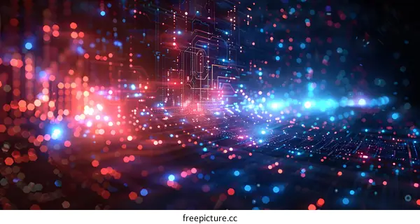 Abstract Technology Background