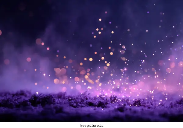 Abstract Purple Sparkling Background