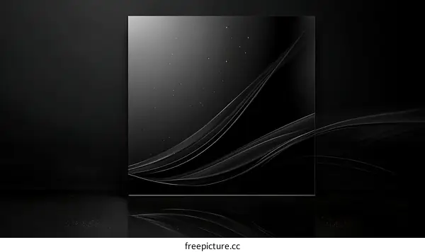 Abstract Black Modern Design