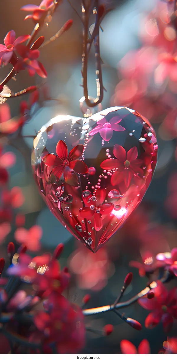 Crystal Heart Pendant