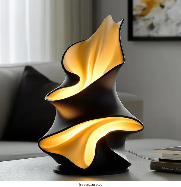 Abstract Modern Table Lamp Design