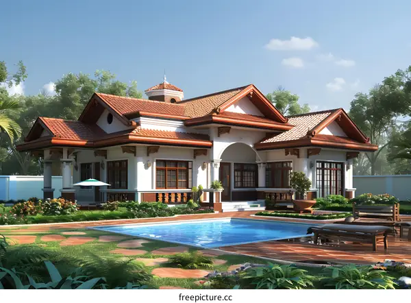 Spanish Style Country Villa