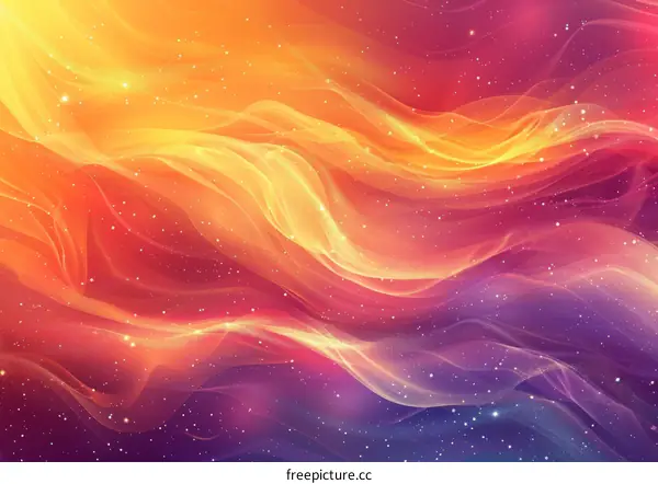 Celestial Canvas: Cosmic Tapestry of Color and Mystery in Space