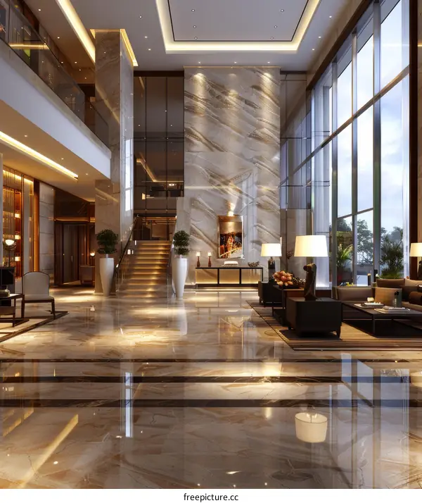 Luxury Hotel Lobby Interior Design