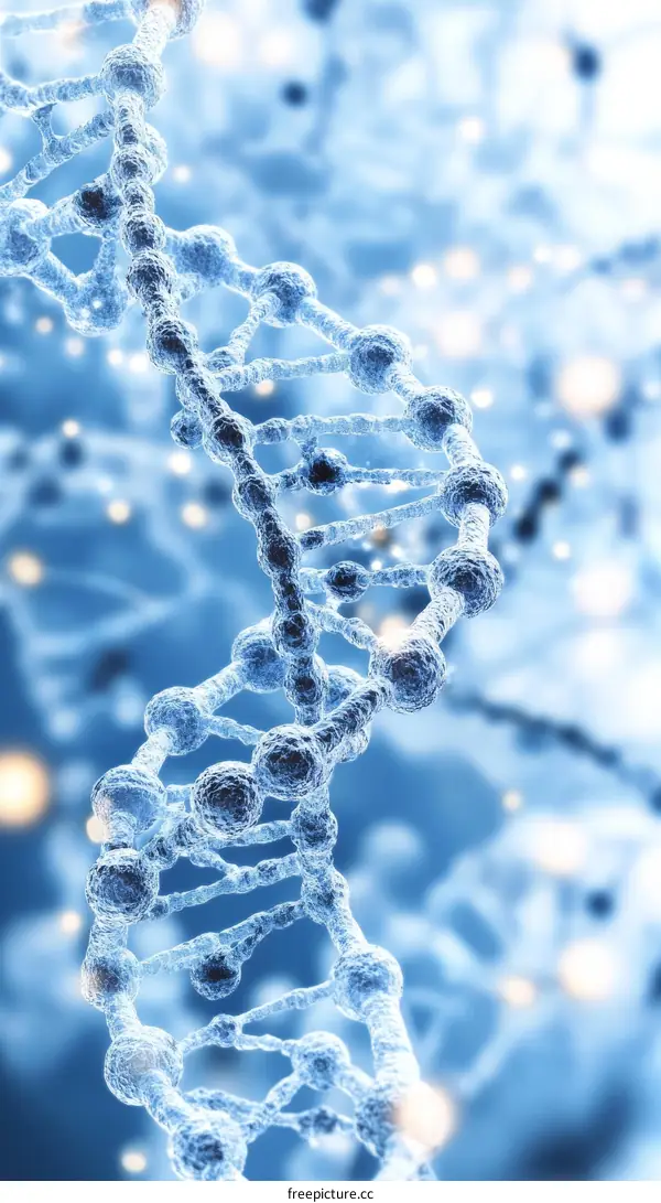 Detailed DNA Structure Illustration