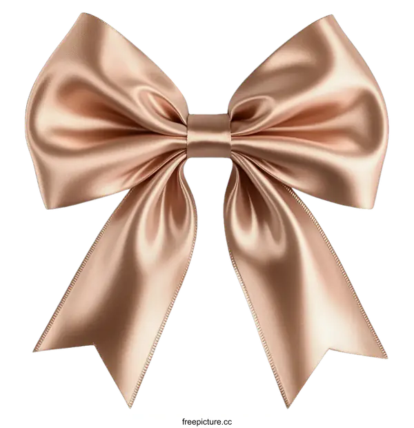 [Transparent Background PNG]Elegant Satin Ribbon Bow Design