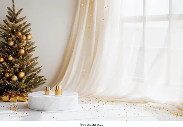 Christmas Interior Decor Holiday Scene