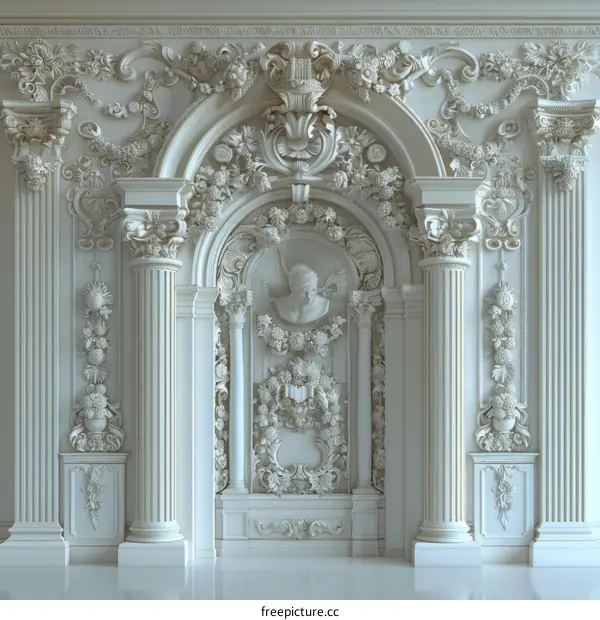 Elegant Baroque Architectural Design Interior