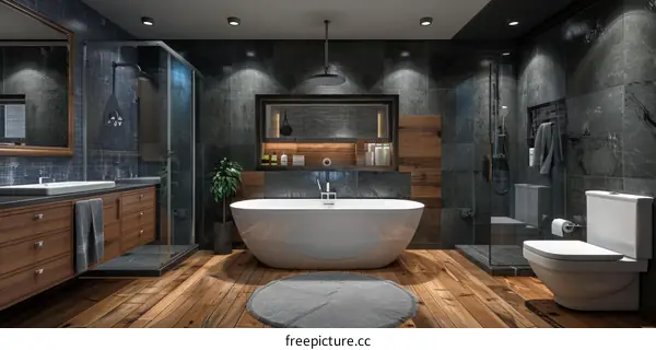 Luxurious Modern Bathroom Oasis