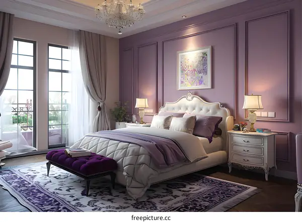 Exquisite and elegant bedroom design