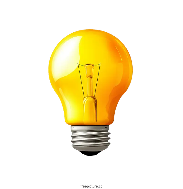 [Transparent Background PNG]Illuminating Idea Lightbulb Illustration
