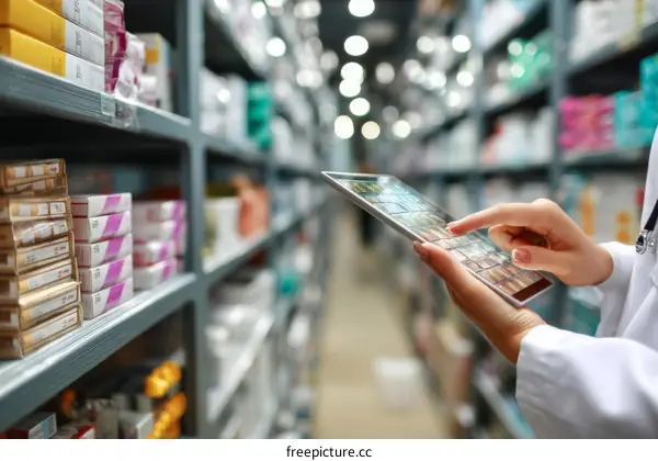 Pharmaceutical Warehouse Inventory Management with Tablet