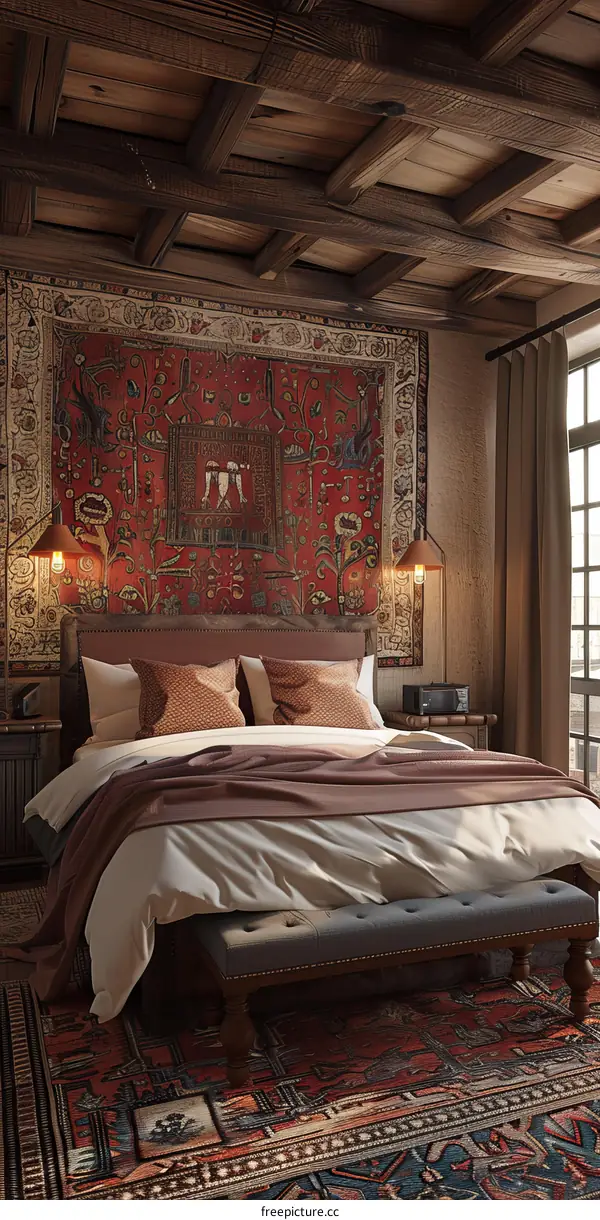 Cozy Rustic Bedroom Interior Design