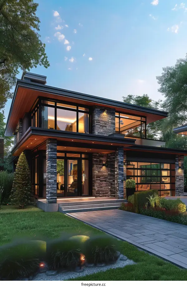 Modern Luxurious House Exterior Design