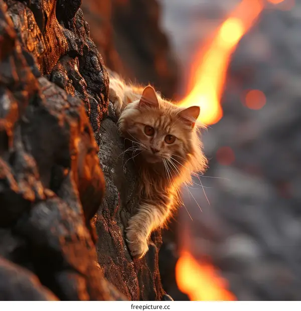 Cat on a hot tin roof