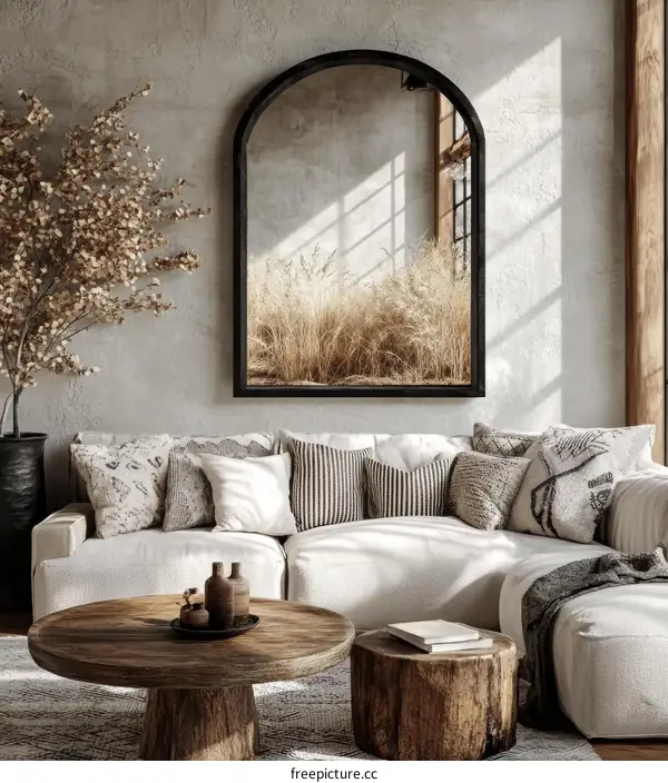 Modern Rustic Living Room Interior Design