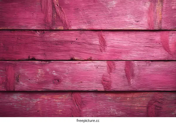 Pink Wooden Plank Texture Background