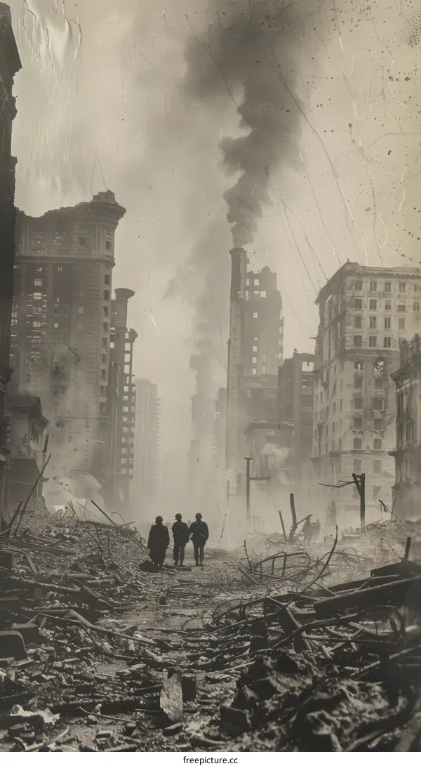 Aftermath of the 1906 San Francisco earthquake