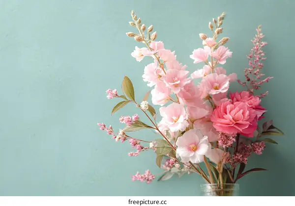 Beautiful Pastel Pink Flower Arrangement