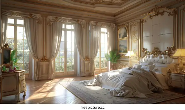 Luxury European Bedroom Interior Design