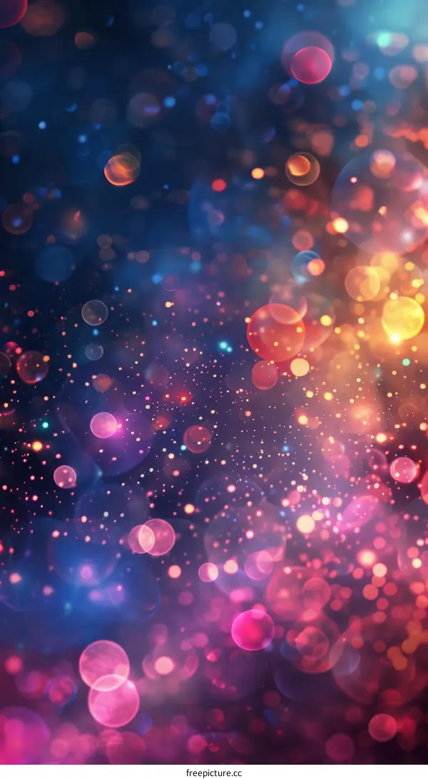Colorful Bokeh Lights Background
