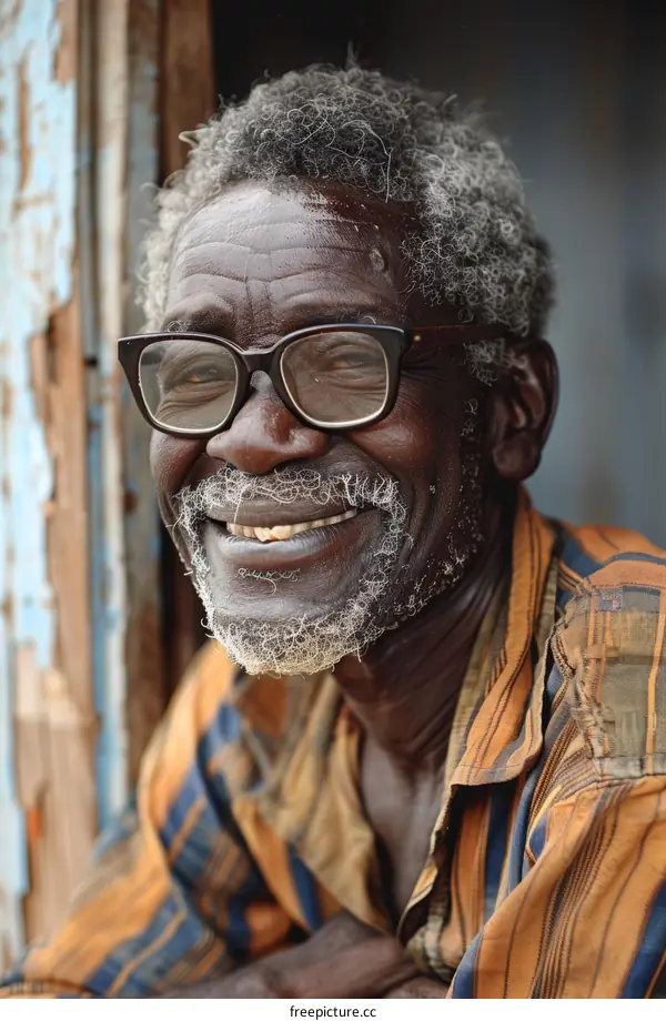 Portrait of a smiling African man