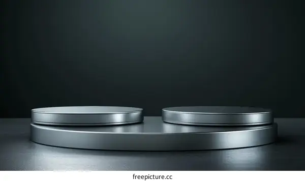 Modern Minimalist Metal Display Pedestal