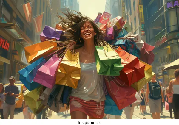 Shopping spree in New York City