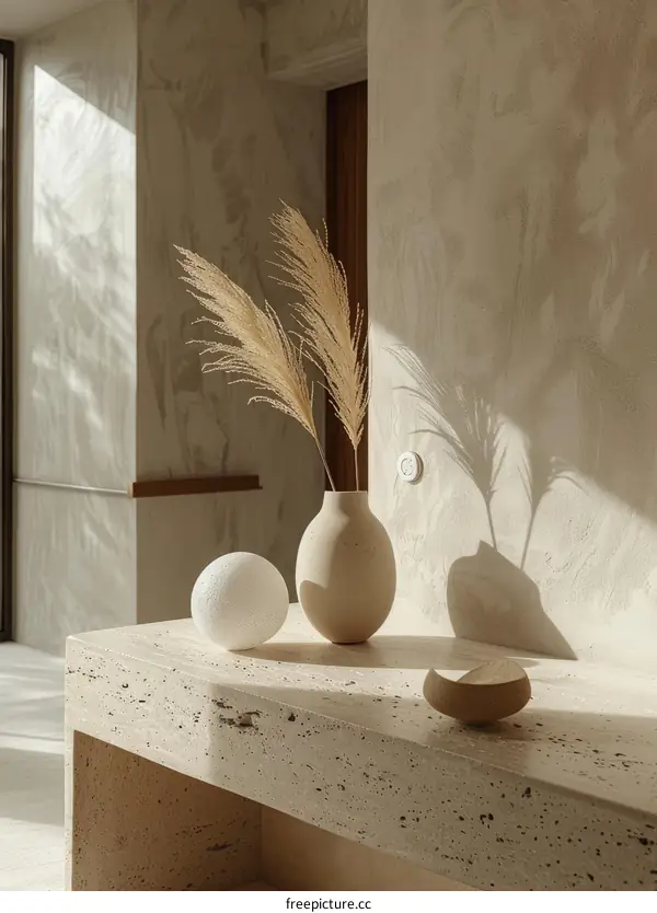 Neutral and Natural Minimalist Home Decor Interior Design