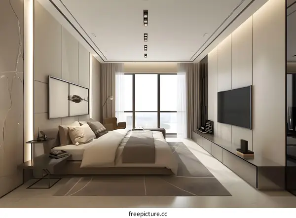 Modern Minimalist Bedroom Interior Design