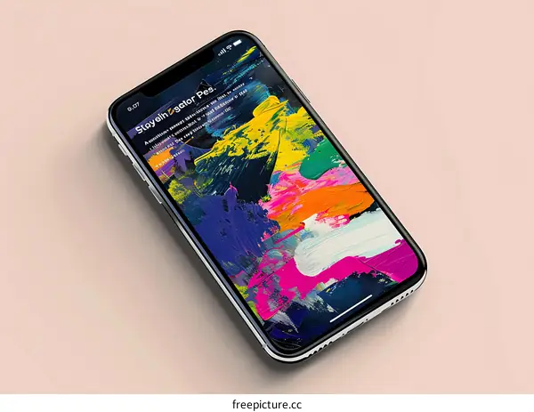 Abstract Art Phone Wallpaper Design