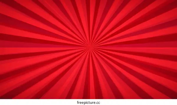 Abstract Red Radiating Lines Background Image