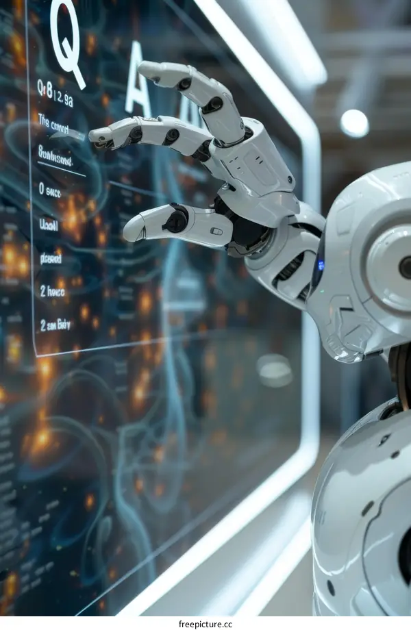 Robot and Digital Information Interaction