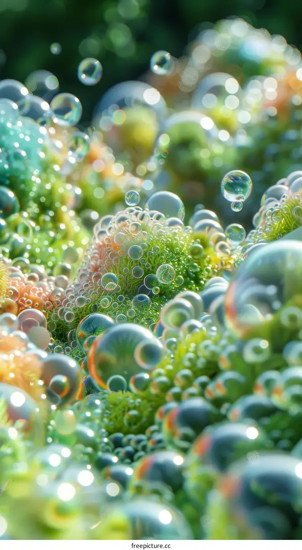 Abstract Colorful Spheres