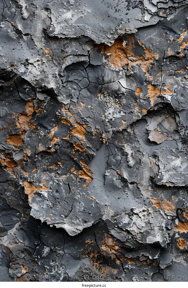 cracked and weathered paint on a wall