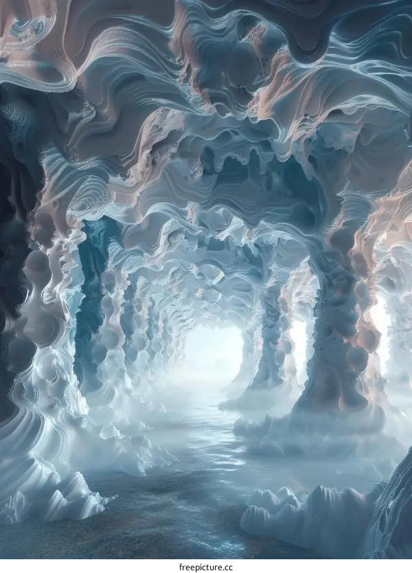 Mystical Ice Cave: A Journey Underground