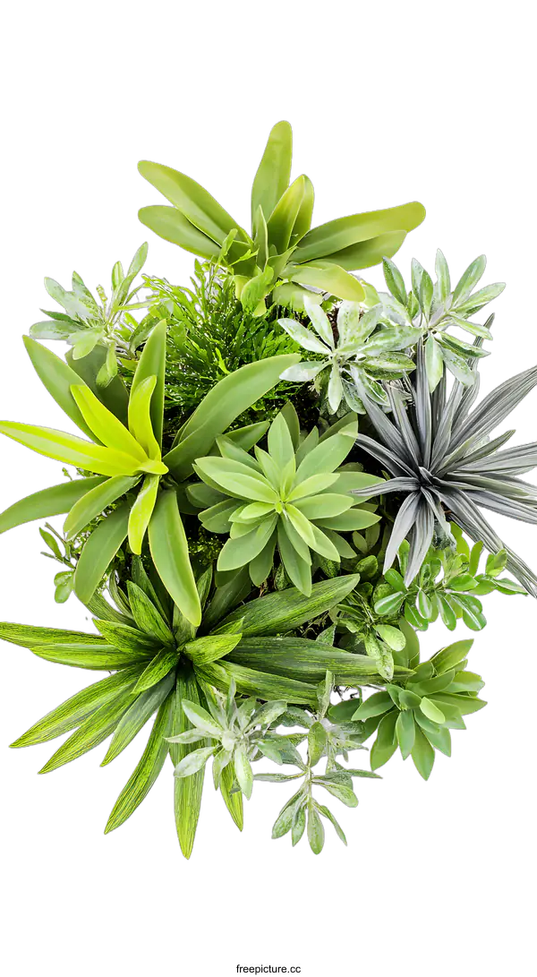 [Transparent Background PNG]Green Plants and Leaves  Background