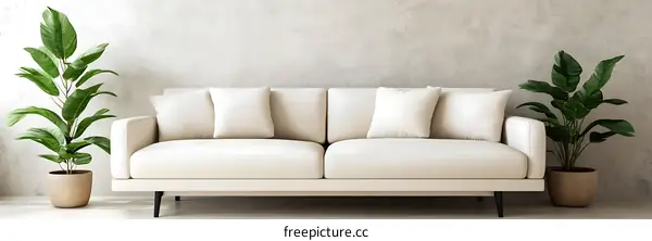 Modern Minimalist Living Room Interior Design