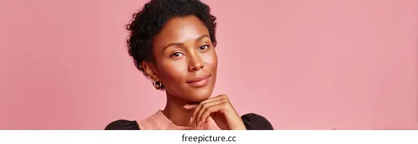 Portrait of a Stylish Black Woman