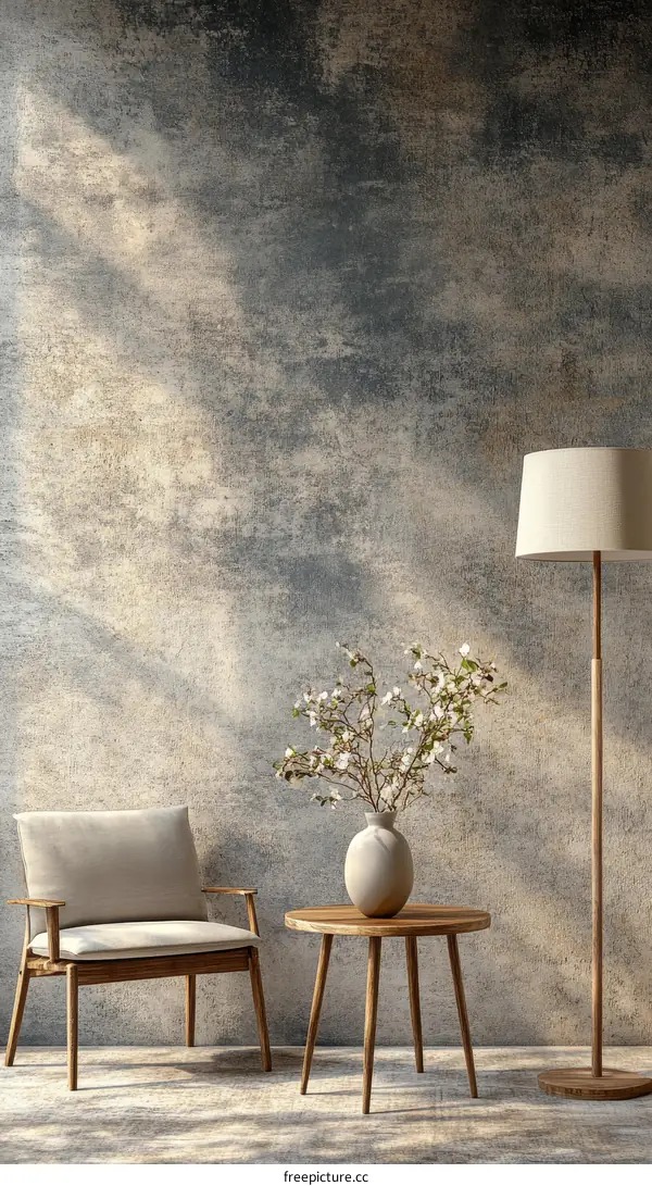 Modern Living Room Interior Design Illustration