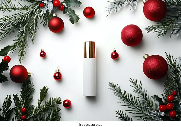 Christmas Festive Christmas Decorated Cosmetic Bottle