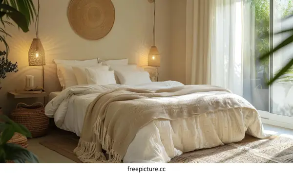 Warm Minimalist Bedroom Interior Design