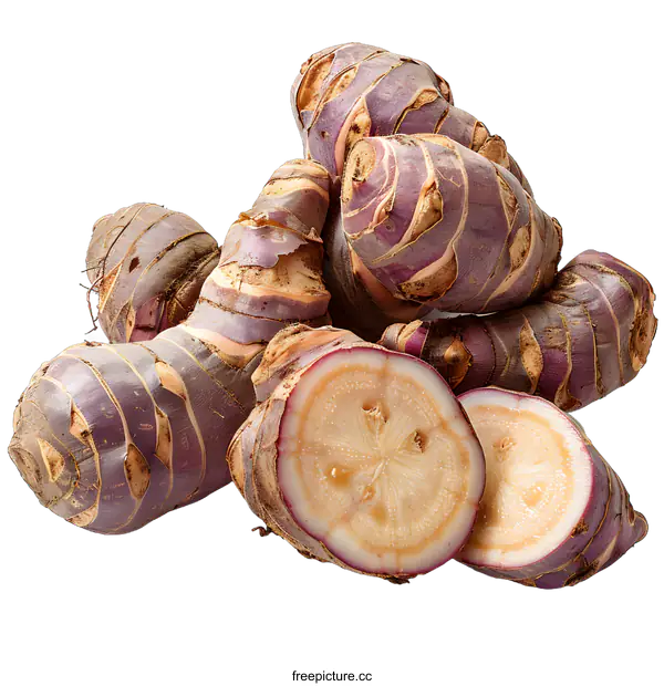 [Transparent Background PNG]Freshly Harvested Jerusalem Artichokes