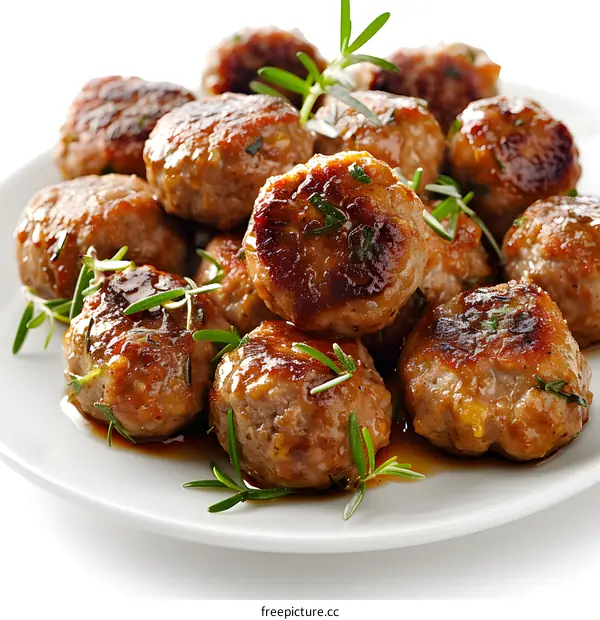 Meatballs with rosemary