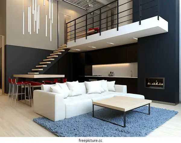 Modern Loft Apartment Interior Design