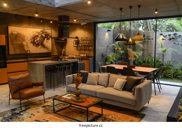 Modern minimalist home interior design