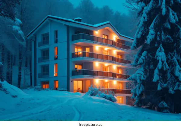 Secluded Cabin in a Winter Wonderland